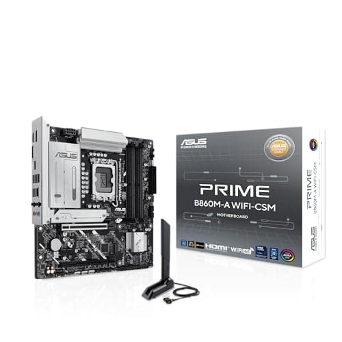 ASUS Prime B860M-A WiFi-CSM Offers DDR5, PCIe 5.0, Two M.2 Slots, Wi-Fi 6E, 2.5Gb Ethernet, USB Type-C, DisplayPort, HDMI™, and M.2 heatsink for Optimal Performance