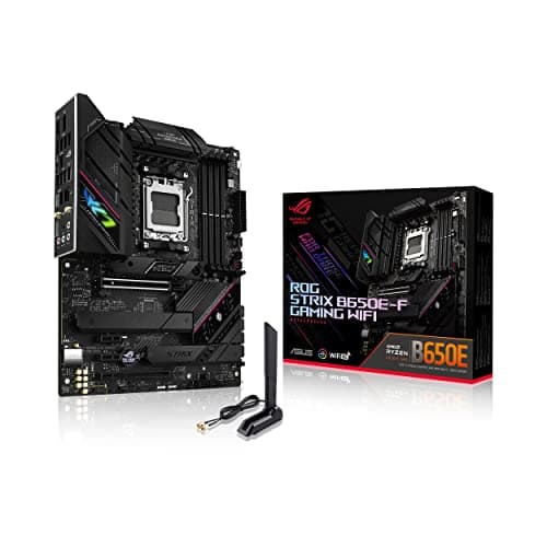 ASUS ROG Strix B650E-F Gaming WiFi AM5 (LGA1718) Ryzen 7000 Gaming Motherboard(12+2 Power Stages,DDR5,3xM.2 Slots,PCIe® 5.0,WiFi 6E,2.5G LAN,USB 3.2 Gen 2x2 Type-C® Port) (Renewed)