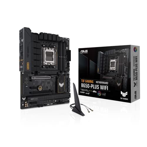 ASUS TUF Gaming B650-PLUS WiFi Motherboard Socket AMD AM5 (Ryzen 7000, ATX, PCIe 5.0, DDR5 Memory, 14 Power Stage, USB 3.1 Gen 2 x 2 Type-C, WiFi6, Aura Sync)